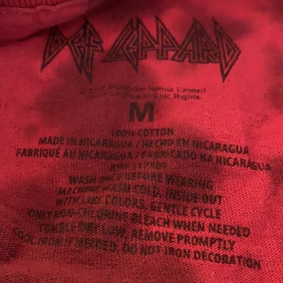 Def Leppard long sleeve band T-shirt US 83 tour excellent used condition - Picture 8 of 9